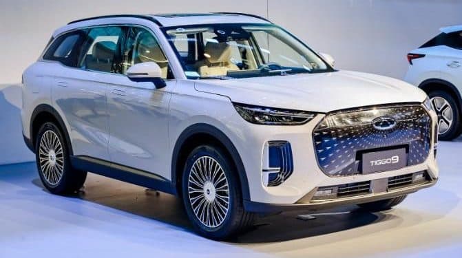 سيارة شيري تيجو 9 PHEV الجديدة