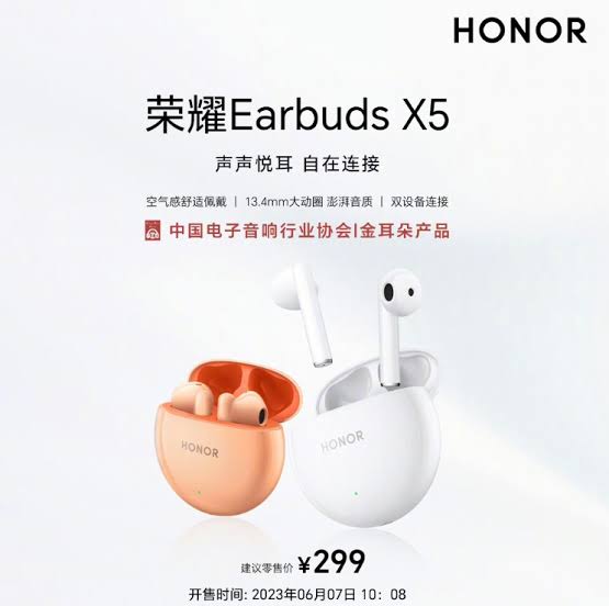 سماعة هونر Honor Choice Earbuds X5