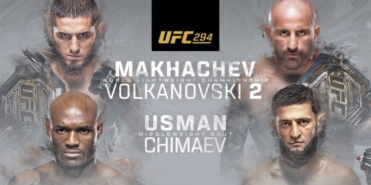 ufc 294 القنوات الناقلة