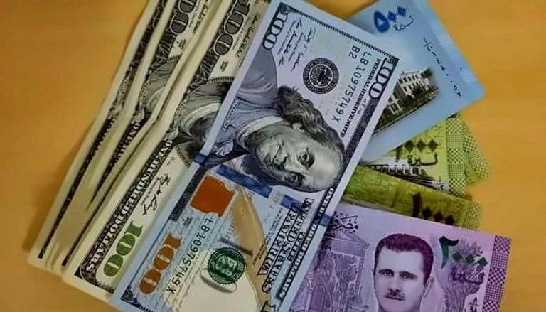 سعر صرف الدولار امام الليرة السورية